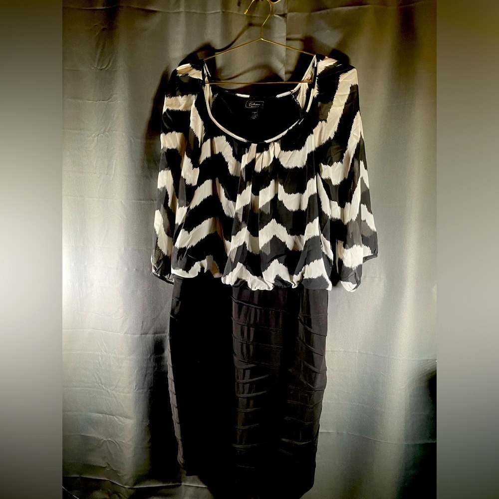 Collections dress barn women’s black dress-size 14